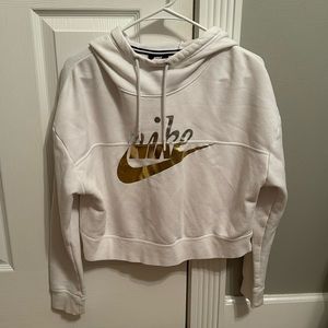 Nike womens cropped sweatshirt size small